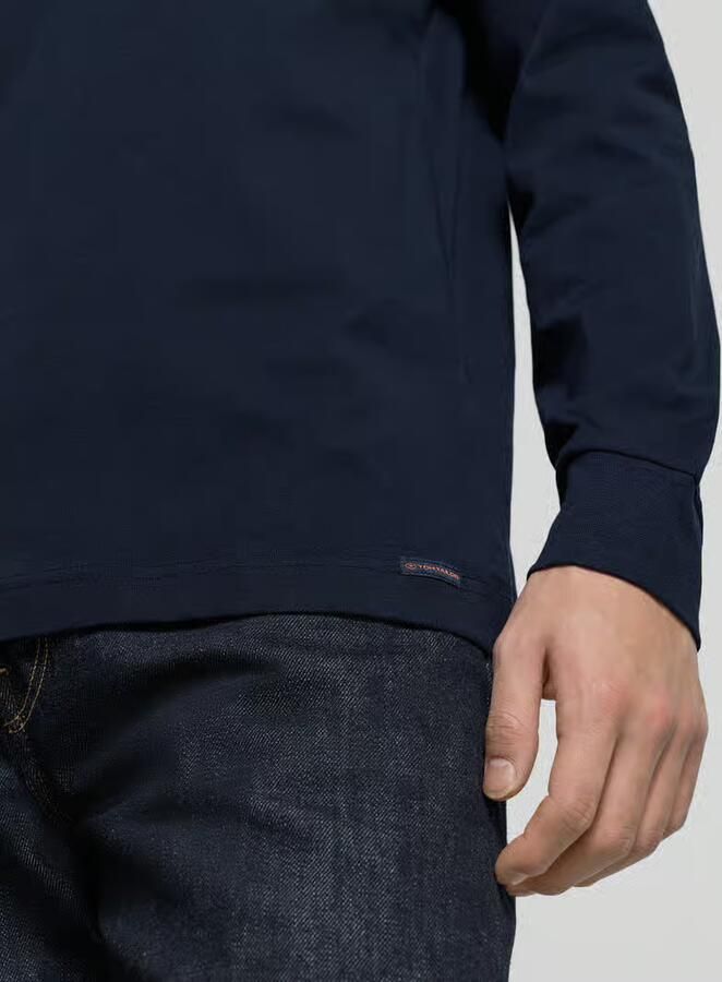 Tom Tailor Regular fit shirt met lange mouwen van puur katoen - Foto 2