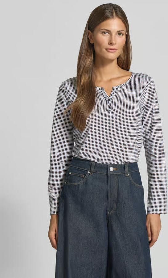 Tom Tailor Regular fit shirt met lange mouwen van puur katoen - Foto 3