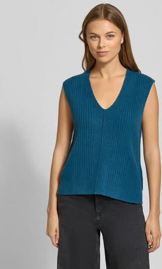 Tom Tailor Regular fit spencer van katoenmix met wol - Foto 2