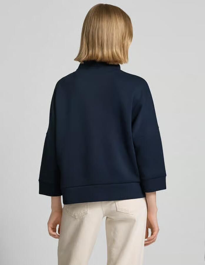 Tom Tailor regular fit sweatjack met viscose - Foto 2