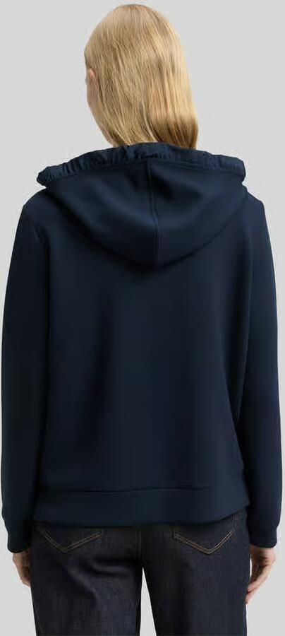 Tom Tailor Capuchonsweatvest met viscose en stretch - Foto 3