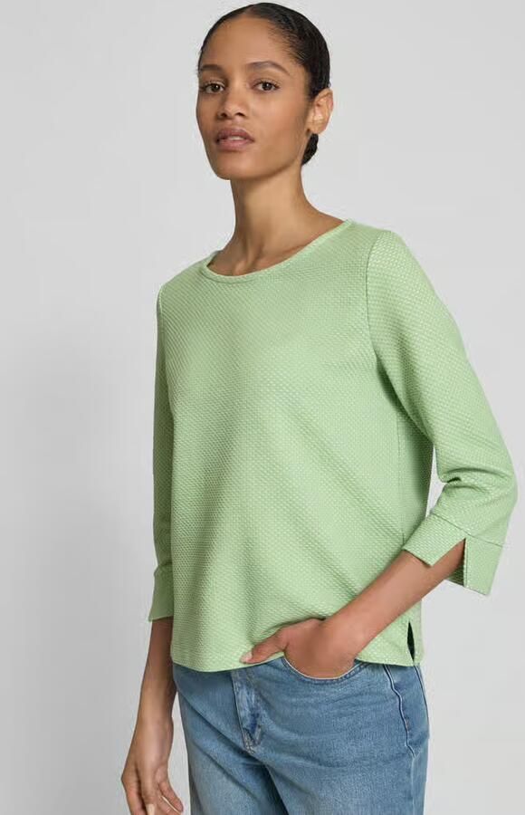 Tom Tailor Regular fit sweatshirt met 3 4-mouwen - Foto 2