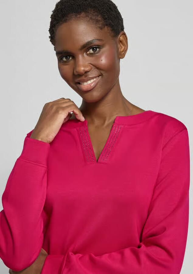 Tom Tailor Regular fit sweatshirt met viscose - Foto 2