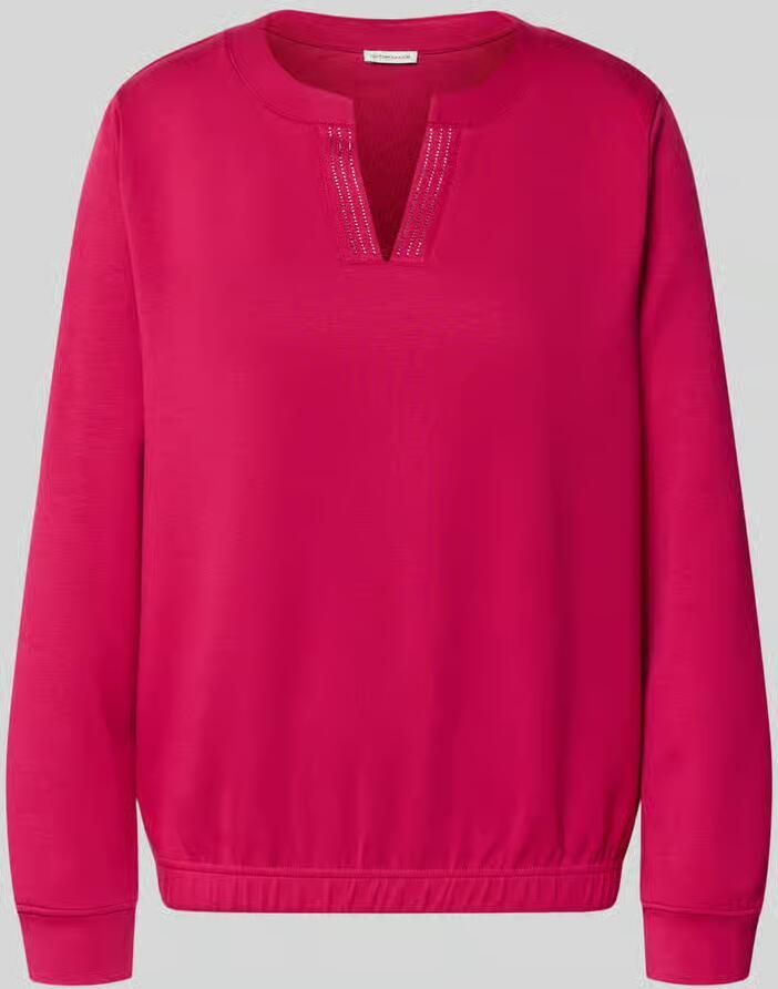 Tom Tailor Regular fit sweatshirt met viscose