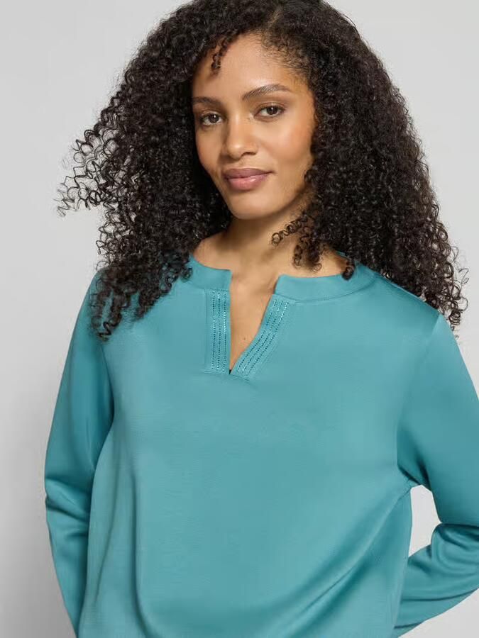 Tom Tailor Regular fit sweatshirt met viscose - Foto 2