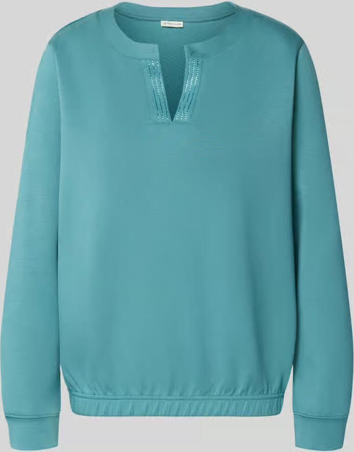 Tom Tailor Regular fit sweatshirt met viscose