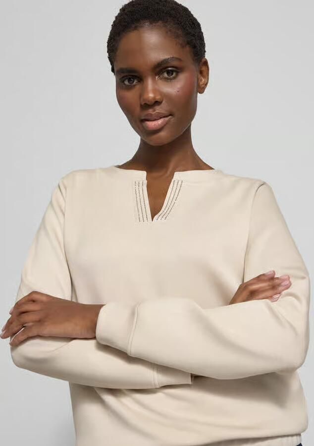 Tom Tailor Regular fit sweatshirt met viscose - Foto 2