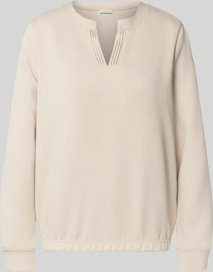 Tom Tailor Regular fit sweatshirt met viscose