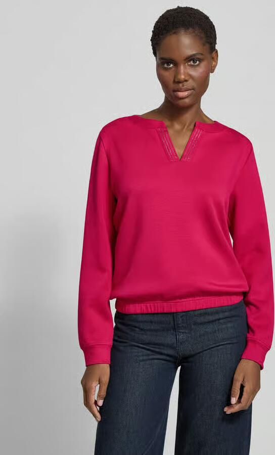 Tom Tailor Regular fit sweatshirt met viscose - Foto 4