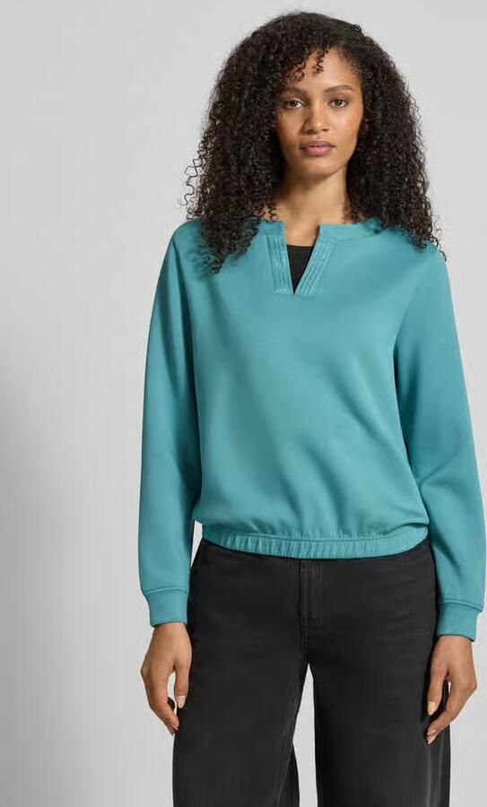 Tom Tailor Regular fit sweatshirt met viscose - Foto 3