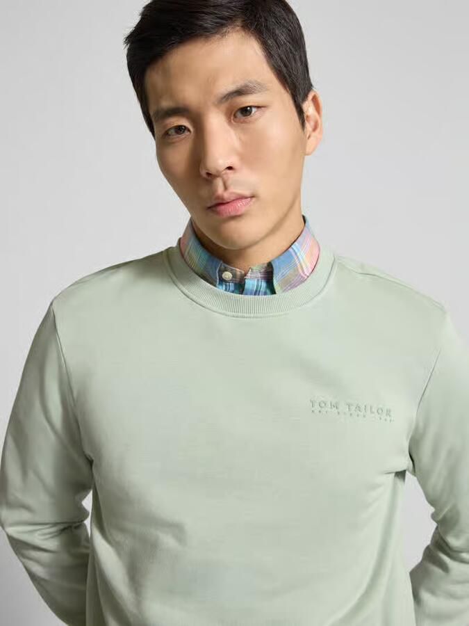 Tom Tailor Regular fit sweatshirt van katoenmix - Foto 2