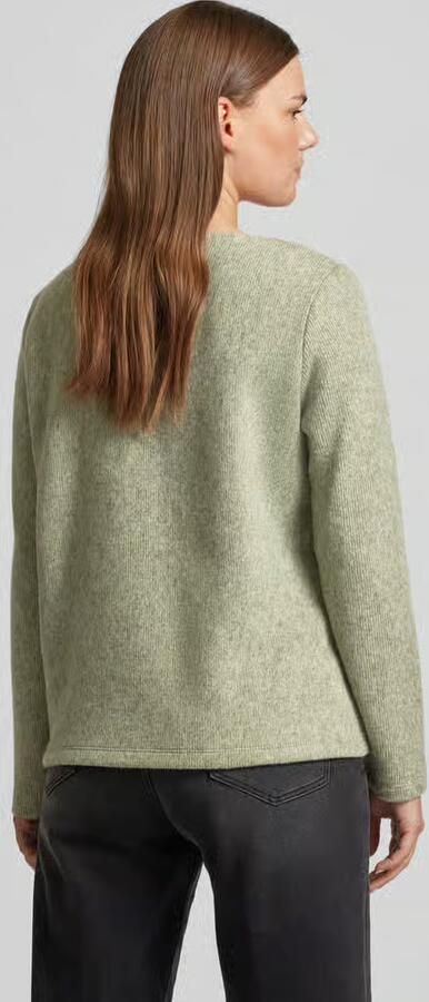 Tom Tailor Regular fit sweatshirt van onderhoudsarme polyestervezels