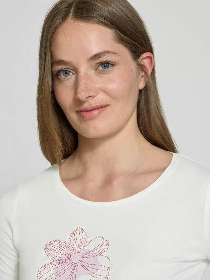 Tom Tailor Regular fit T-shirt met ronde hals - Foto 2