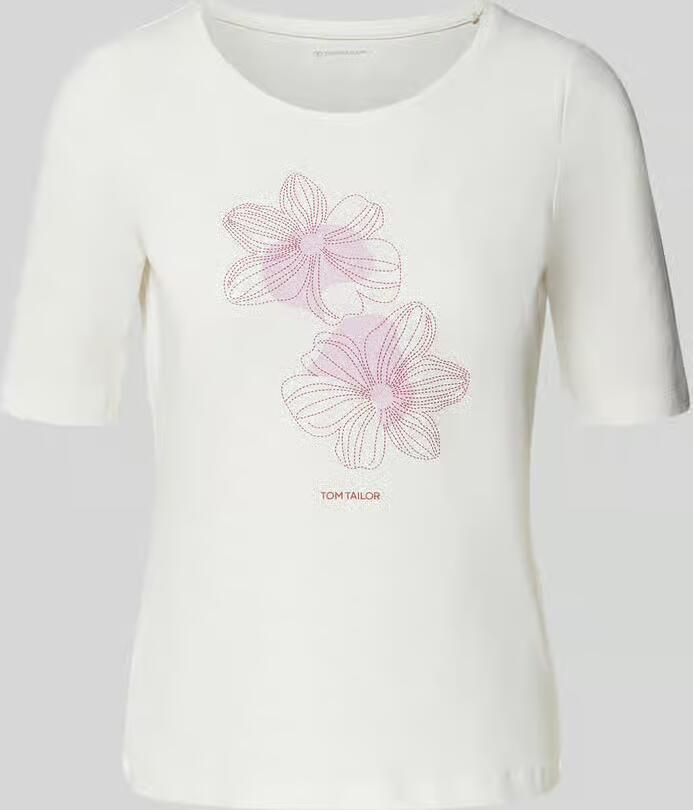 Tom Tailor Regular fit T-shirt met ronde hals