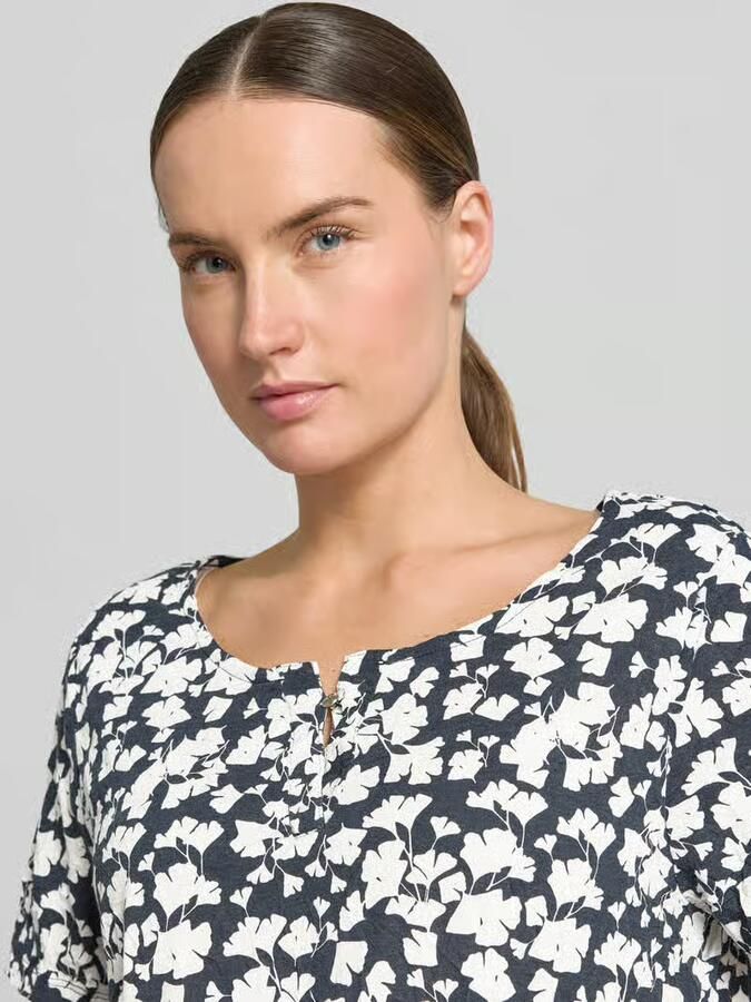 Tom Tailor Regular fit T-shirt met viscose