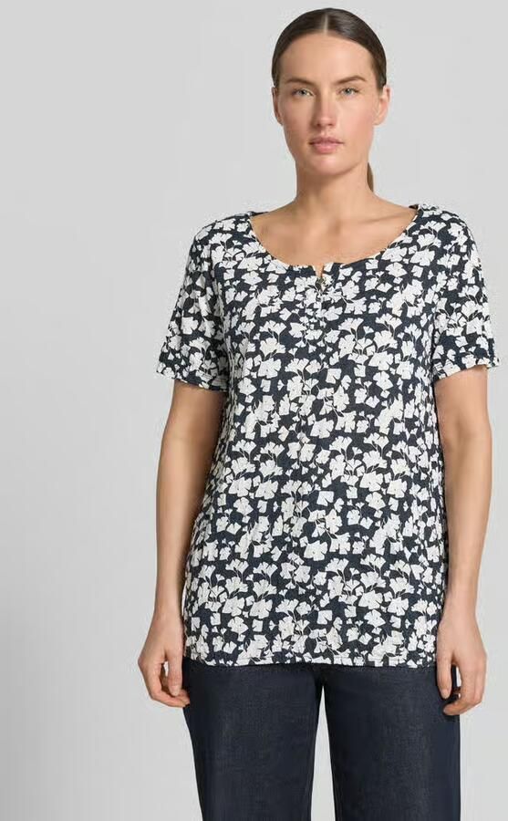 Tom Tailor Regular fit T-shirt met viscose - Foto 4
