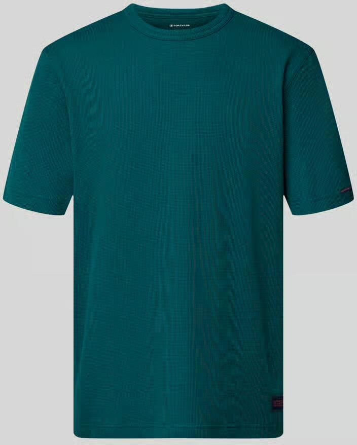 Tom Tailor Regular Fit T-shirt van katoenmix