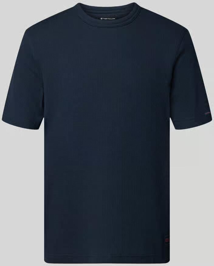Tom Tailor Regular Fit T-shirt van katoenmix