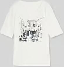 Tom Tailor Regular fit T-shirt van katoenmix