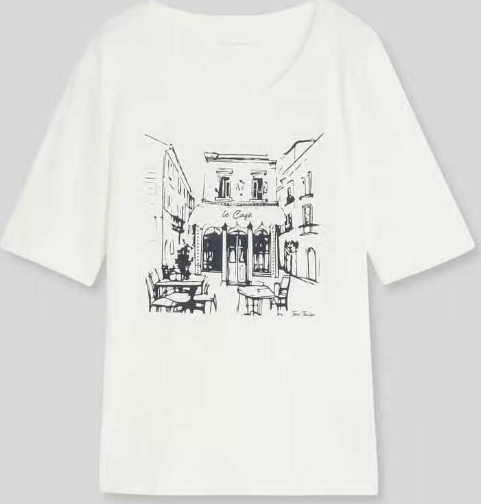 Tom Tailor Regular fit T-shirt van katoenmix - Foto 2