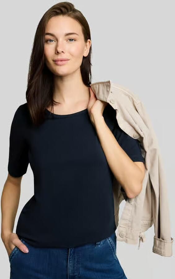 Tom Tailor Regular fit t-shirt van katoenmix