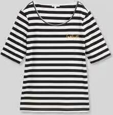 Tom Tailor regular fit T-shirt van katoenmix met borduursel