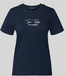 Tom Tailor Regular fit T-shirt van mix van biologisch katoen