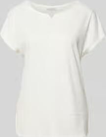 Tom Tailor T-shirt met gesplitste ronde halslijn