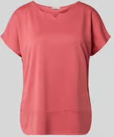 Tom Tailor T-shirt met gesplitste ronde halslijn