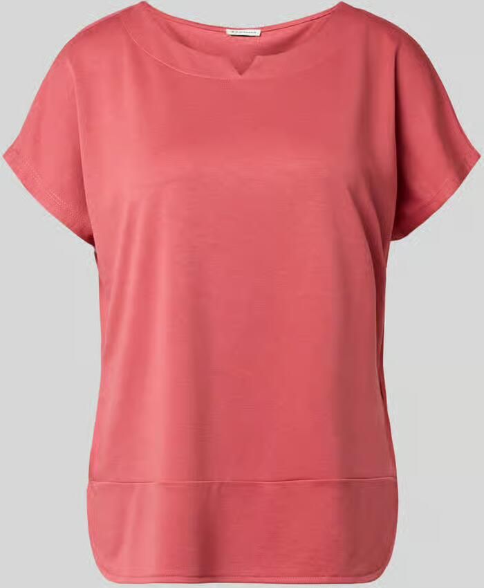 Tom Tailor T-shirt met gesplitste ronde halslijn - Foto 2