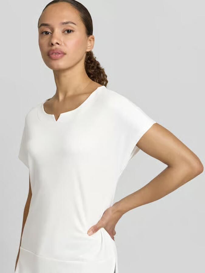 Tom Tailor T-shirt met gesplitste ronde halslijn - Foto 4