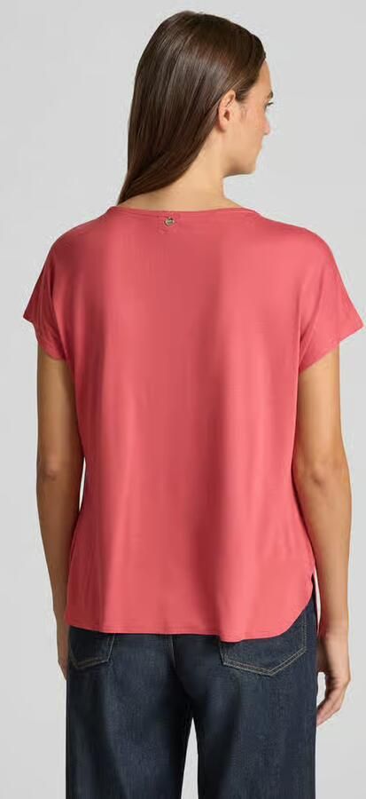 Tom Tailor T-shirt met gesplitste ronde halslijn - Foto 3