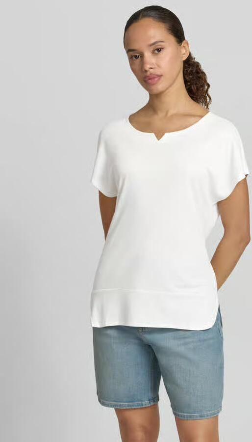 Tom Tailor T-shirt met gesplitste ronde halslijn - Foto 7