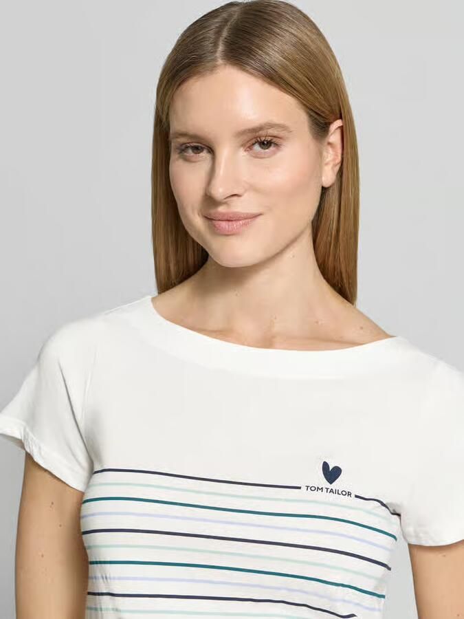 Tom Tailor regular fit T-shirt van puur biologisch katoen
