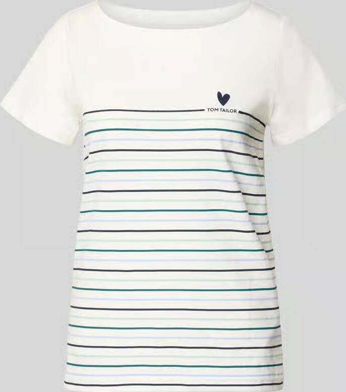 Tom Tailor regular fit T-shirt van puur biologisch katoen - Foto 2