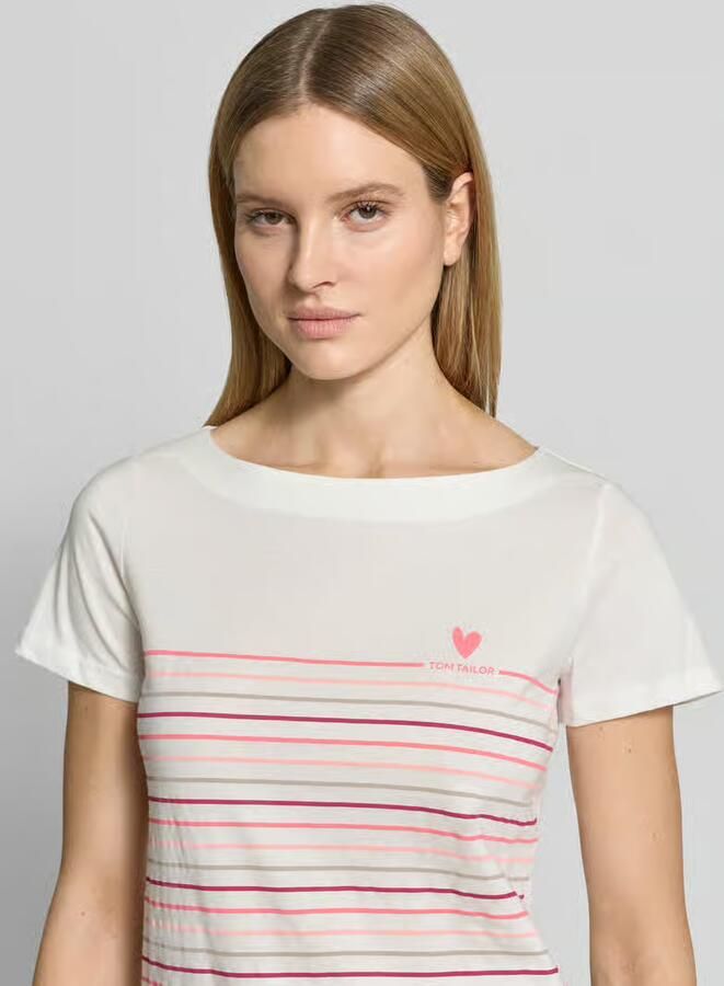 Tom Tailor regular fit T-shirt van puur biologisch katoen