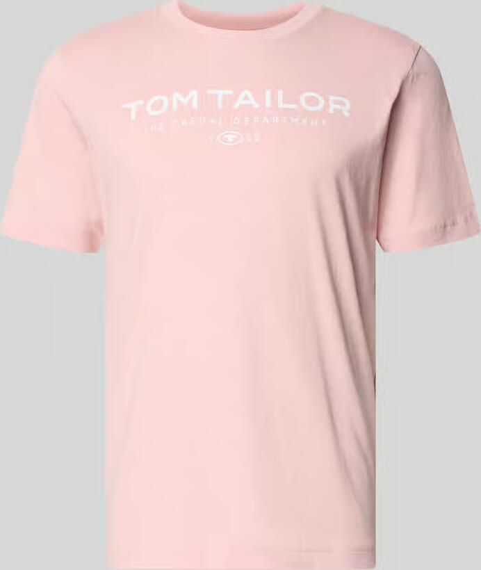 Tom Tailor Regular fit T-shirt van puur katoen