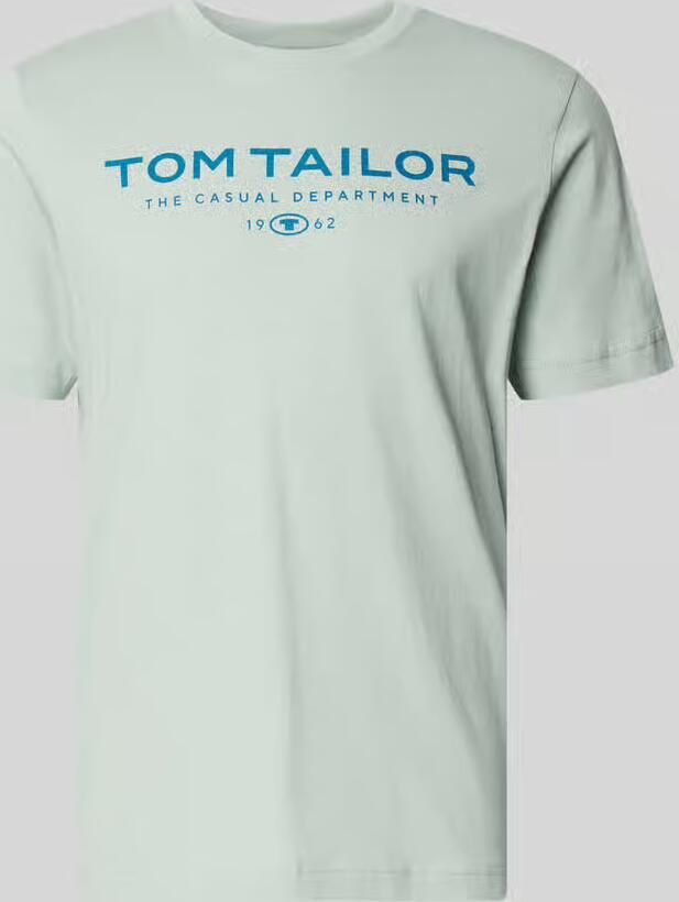 Tom Tailor Regular fit T-shirt van puur katoen
