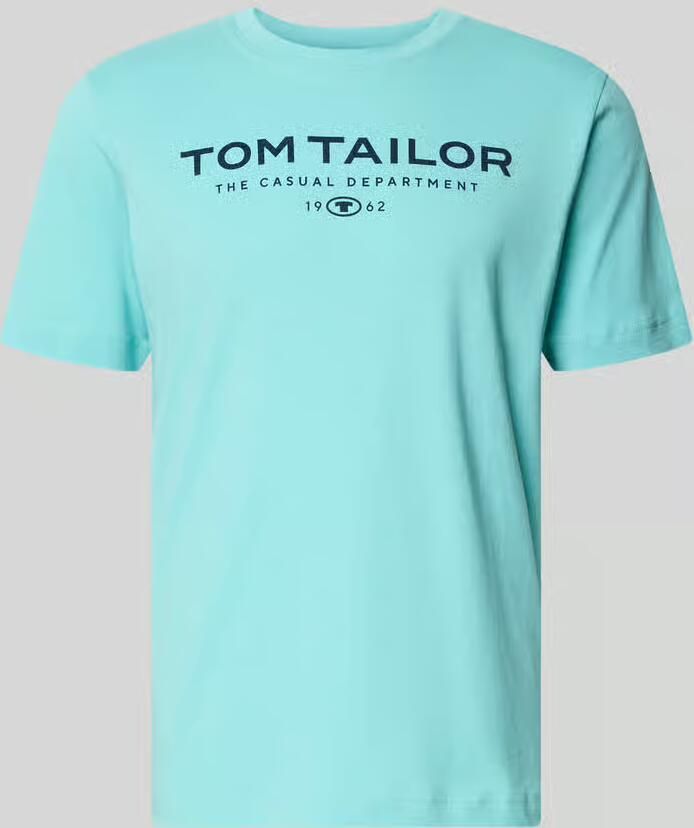Tom Tailor Regular fit T-shirt van puur katoen