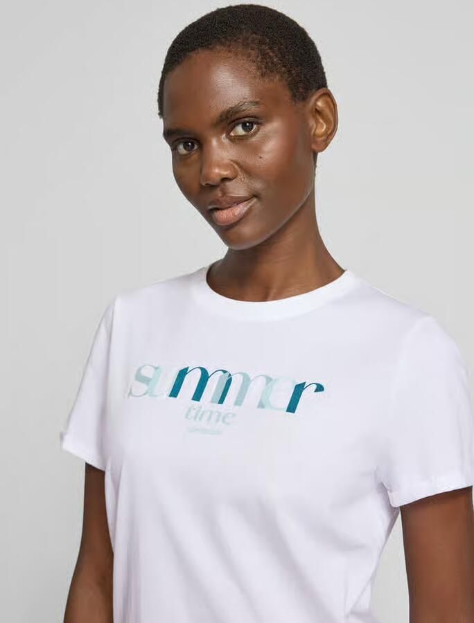 Tom Tailor regular fit T-shirt van puur katoen