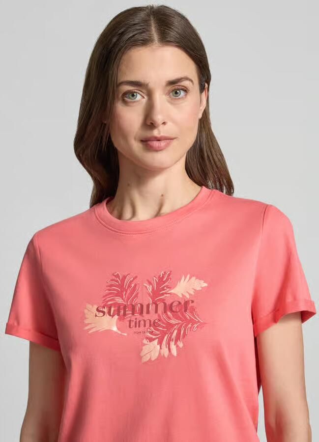 Tom Tailor regular fit T-shirt van puur katoen