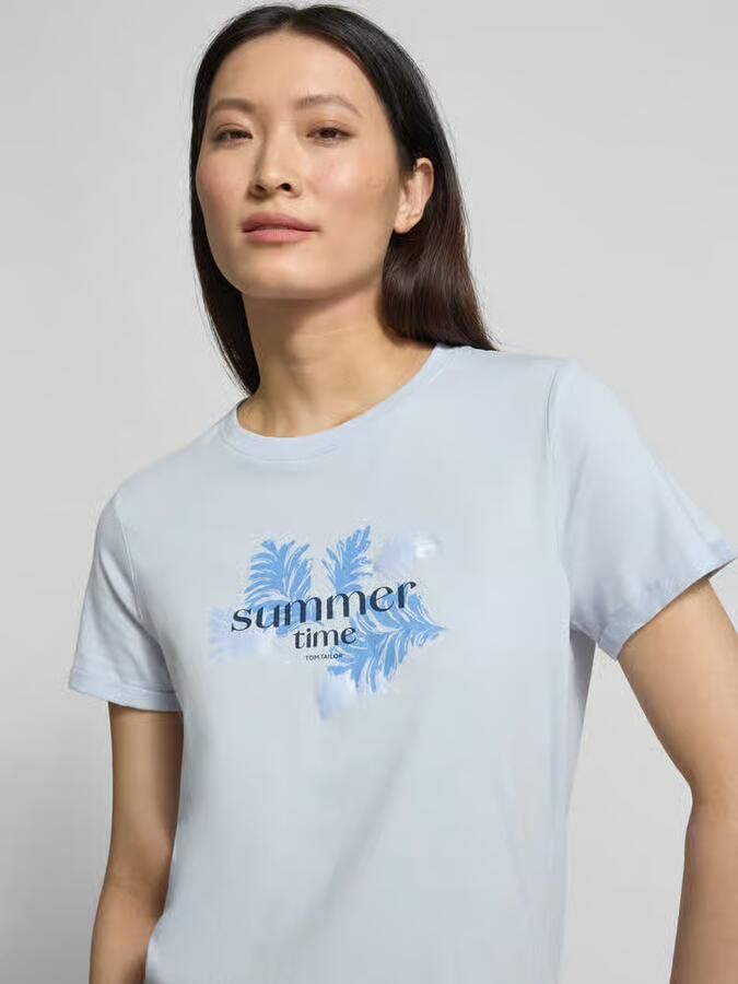 Tom Tailor regular fit T-shirt van puur katoen