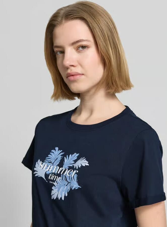 Tom Tailor regular fit T-shirt van puur katoen