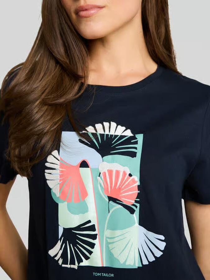 Tom Tailor regular fit T-shirt van puur katoen
