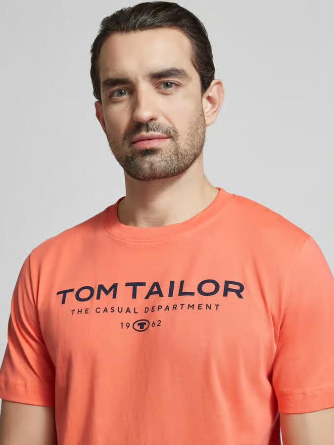 Tom Tailor Regular fit T-shirt van puur katoen - Foto 2