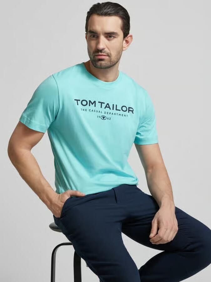 Tom Tailor Regular fit T-shirt van puur katoen - Foto 2