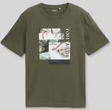 Tom Tailor regular fit T-shirt van puur katoen