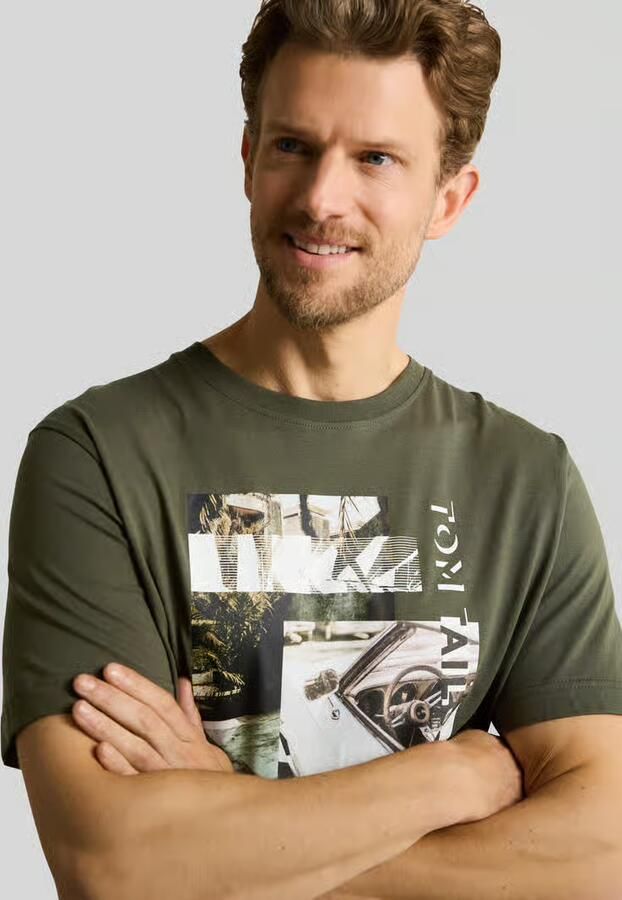 Tom Tailor regular fit T-shirt van puur katoen