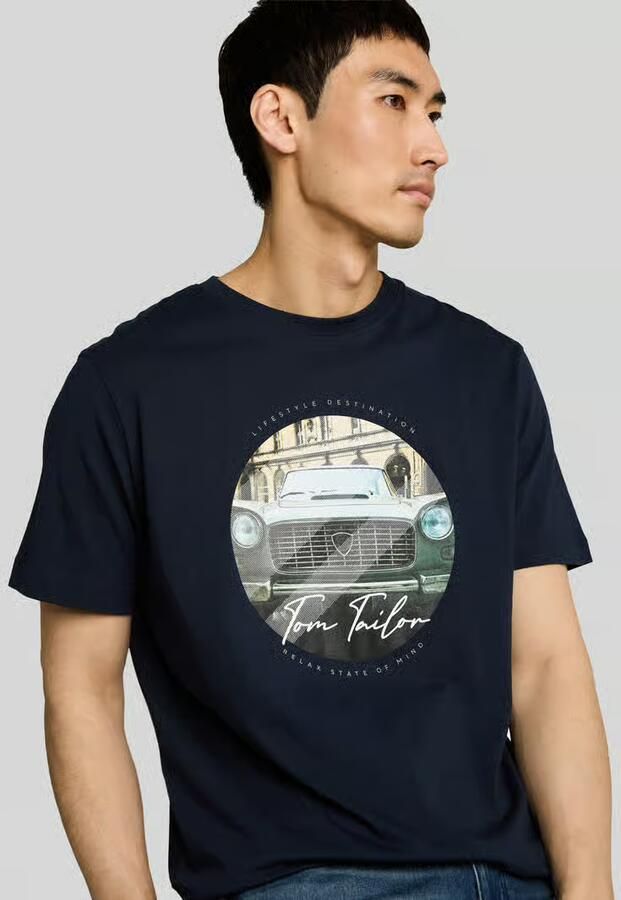 Tom Tailor regular fit T-shirt van puur katoen