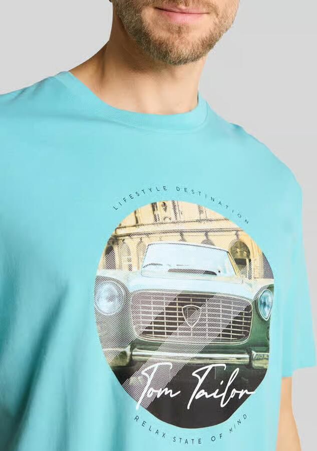 Tom Tailor regular fit T-shirt van puur katoen